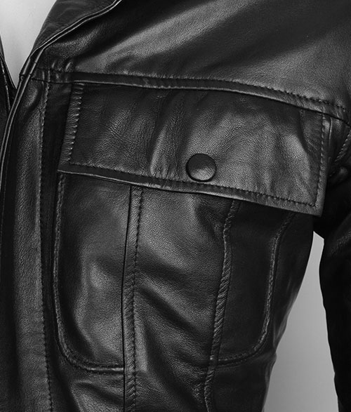 Elvis Presley Leather Jacket - XL Slim